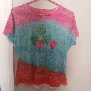 French Dressing Floral Tulip Short Sleeve Tee